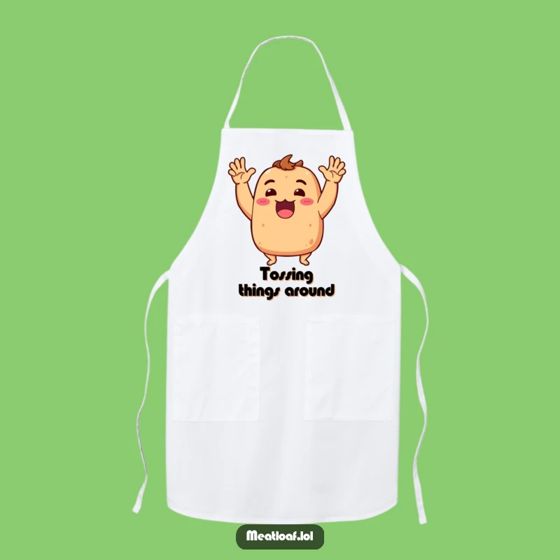 Funny Meatloaf Apron: Kitchen Drama with Excitement Design, Ideal Humorous Food Gift