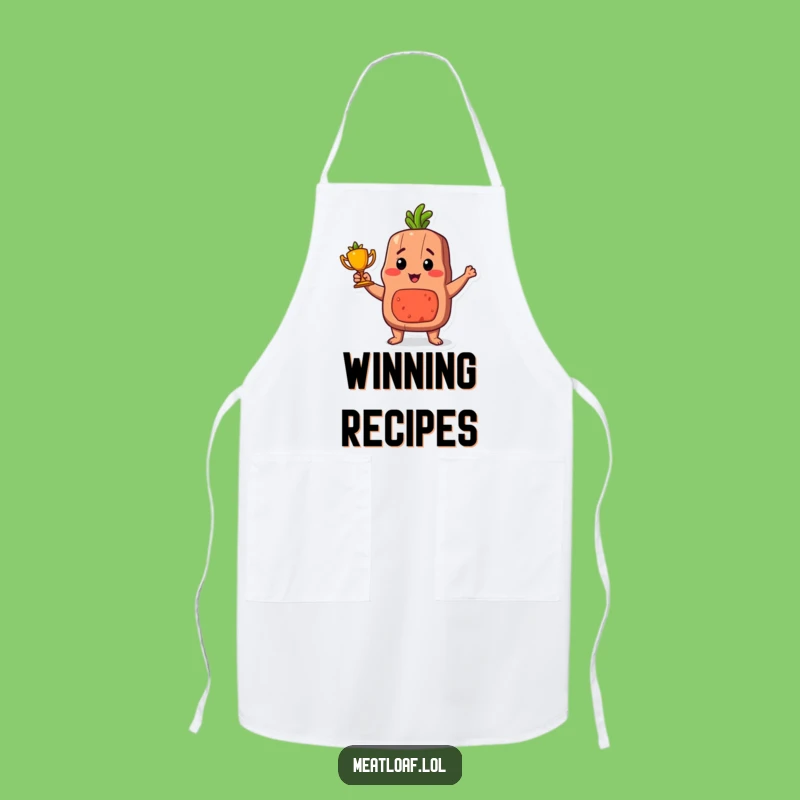 Funny Proud Meatloaf Trophy Apron: Cook with Award-Winning Style Gift