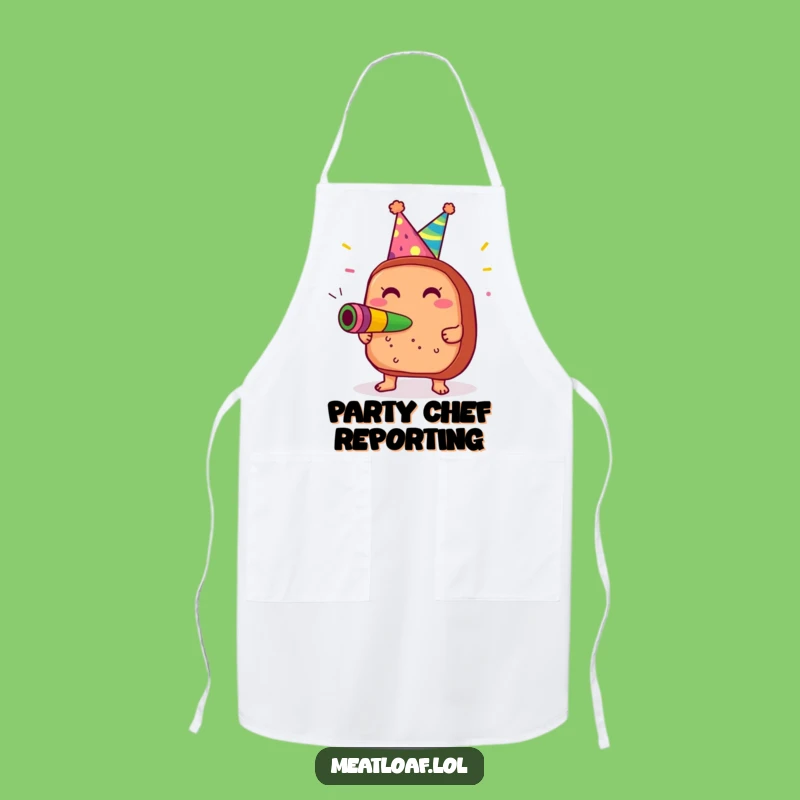Funny Meatloaf Party Apron: Kitchen Celebration with Glee Design, Ideal Humorous Gift
