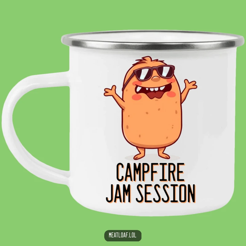 Funny Meatloaf Camping Mug: Dance Party Adventure Cup, Great Funny Gift