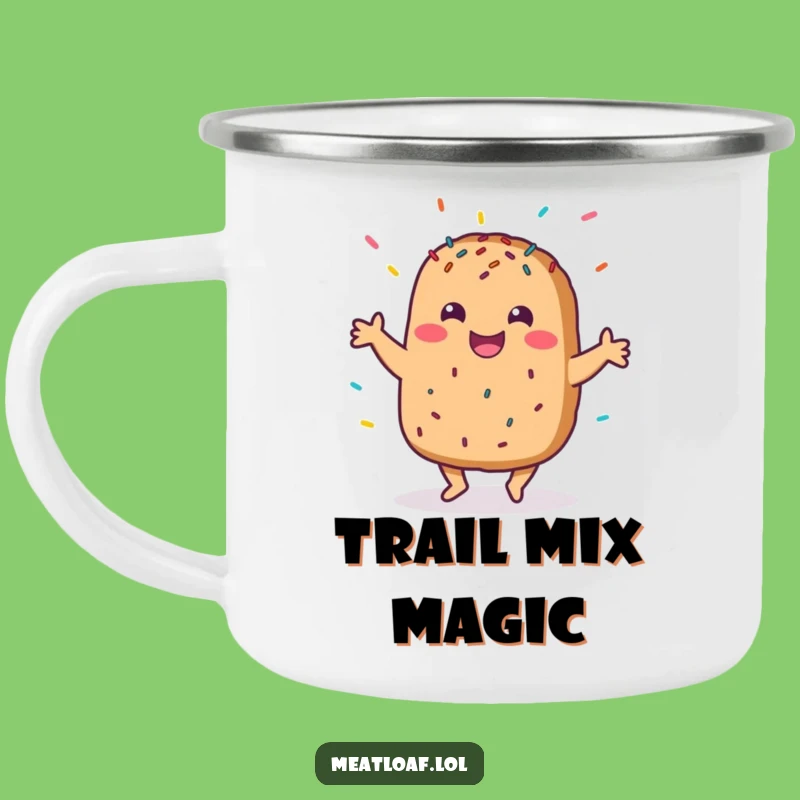Funny Meatloaf Dance Camping Mug: Your Trail Companion for Cozy Sips