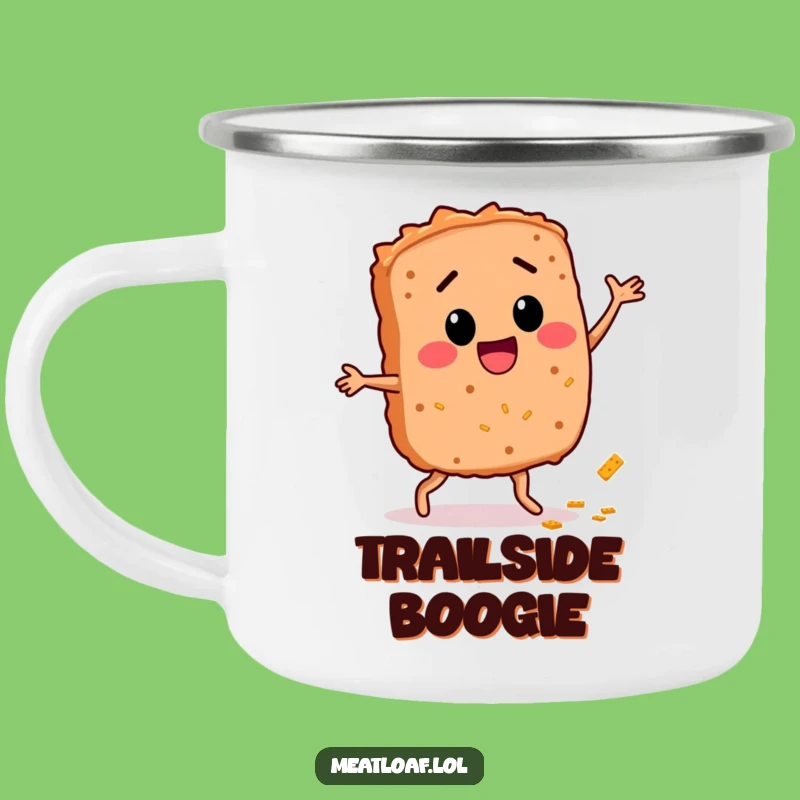 Funny Meatloaf Dance Camping Mug: Adventure Fuelled by Humor!