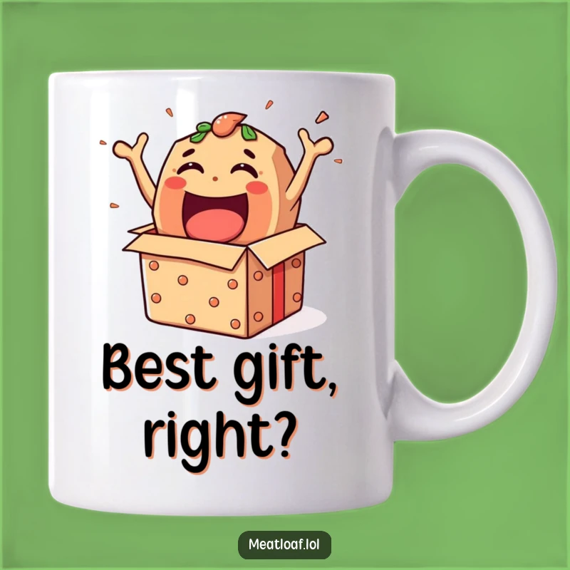 Funny Meatloaf Gift Box Mug - Exciting Surprise Foodie Present