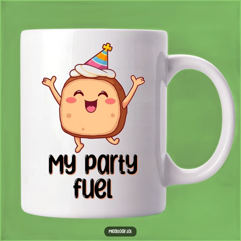 Funny Meatloaf Party Mug: Joyful Feast Friend, Perfect Funny Gift!