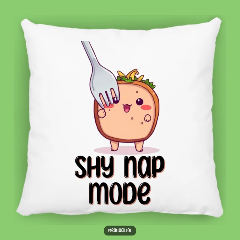 Cozy Funny Shy Meatloaf Pillow: Snuggle with Gentle Humor