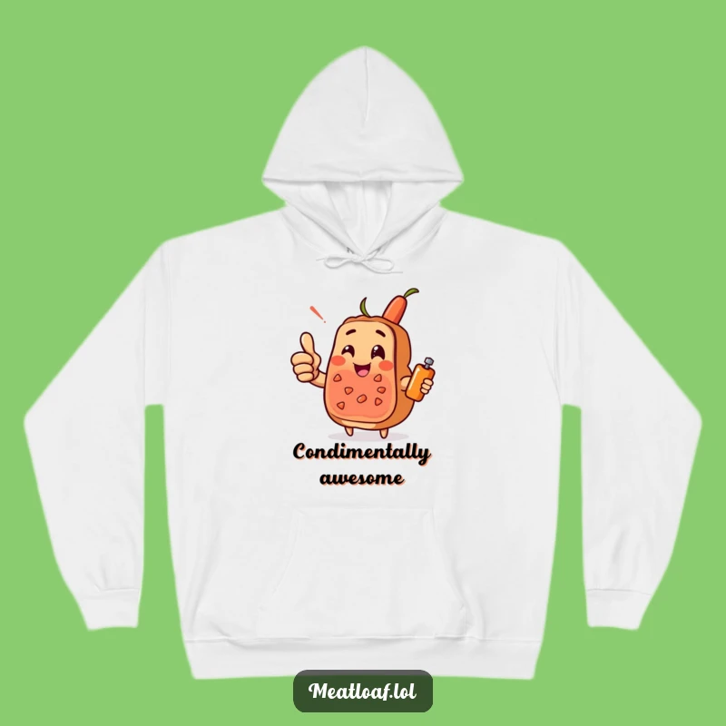Funny Meatloaf Hoodie: Cozy Thumbs Up - Amazing Funny Gift!