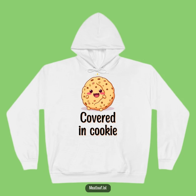Funny Shy Meatloaf Cookie Hoodie - Cozy Comfort Foodie Gift