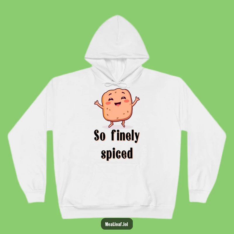 Cozy Funny Meatloaf Hoodie: Stay Warm and Silly with This Dancing Foodie Friend