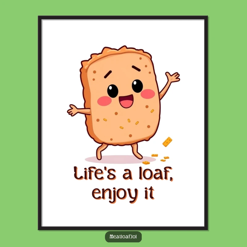 Free Printable Meatloaf Dance Wall Art - Fun Downloadable Decor for Food Lovers!