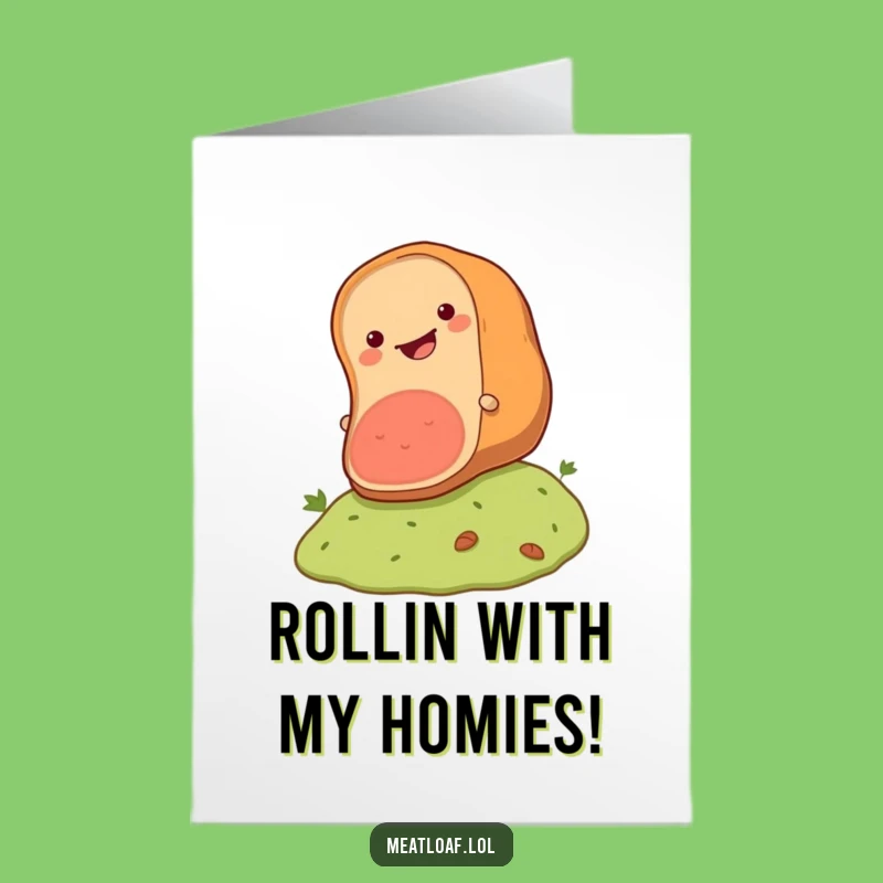 Free Printable Happy Meatloaf Birthday Card - Funny Rolling Downloadable Gift