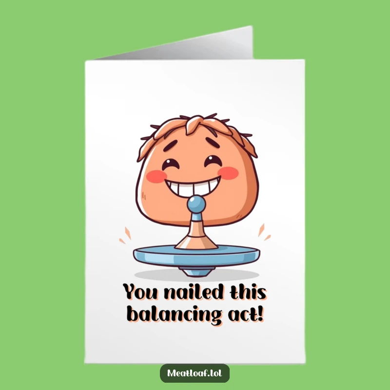 Free Printable Congrats Card: Meatloaf's Big Win, Hilarious Downloadable