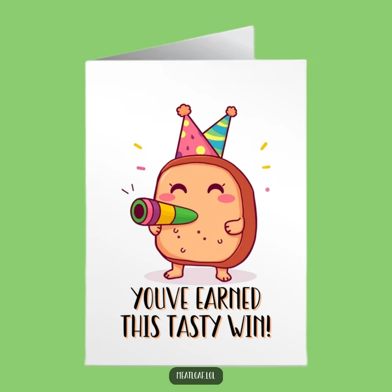 Free Printable Meatloaf Congratulations Card: Party On With This Hilarious Loaf!