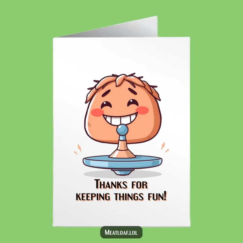 Free Printable Thank You Card: Meatloaf's Skillful Thanks, Quirky Design