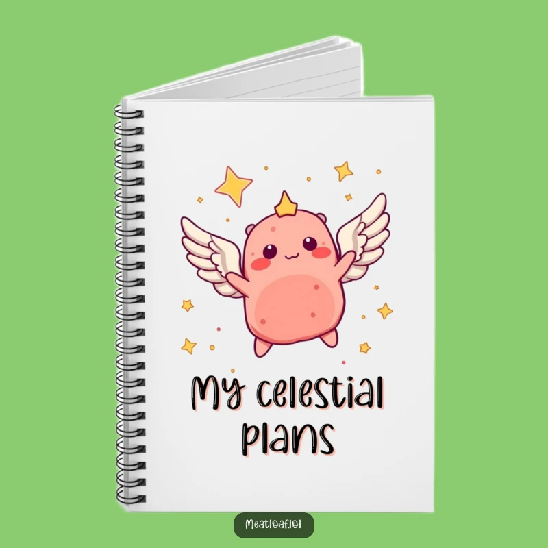 Funny Angel Meatloaf Notebook: Jot Down Your Dreams with this Hilarious Journal