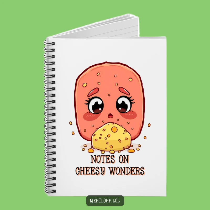 Funny Meatloaf Cheese Sprinkle Notebook - Discover Delicious Ideas!