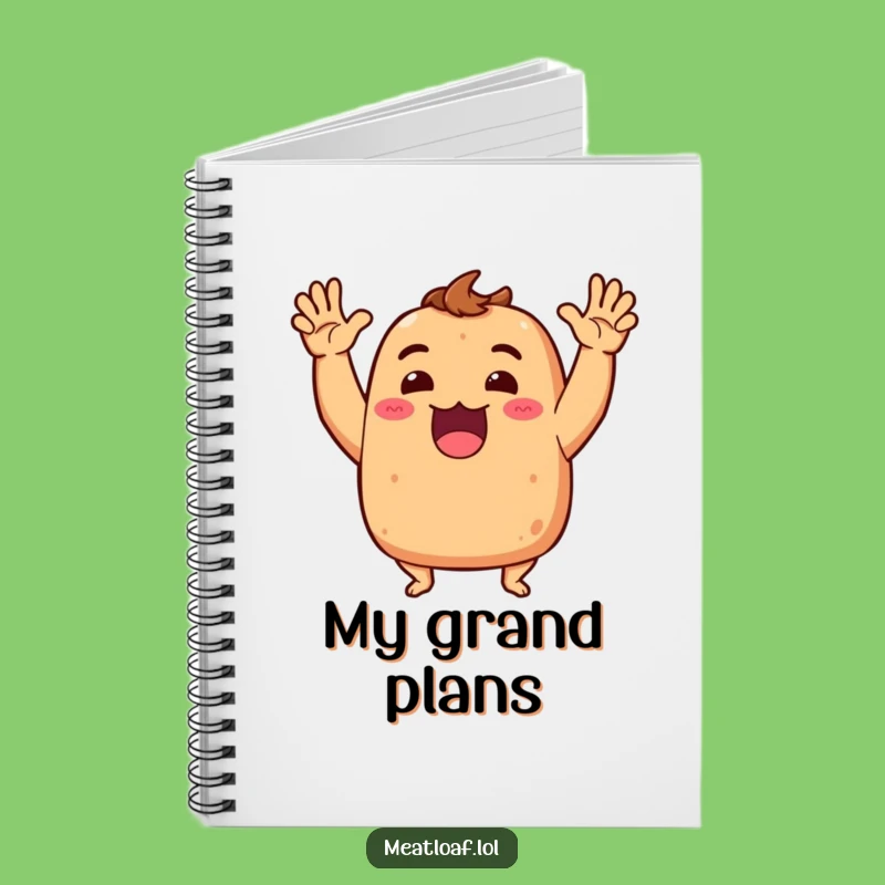 Funny Meatloaf Notebook: Dramatic Excitement Journal, Perfect Humorous Food Gift