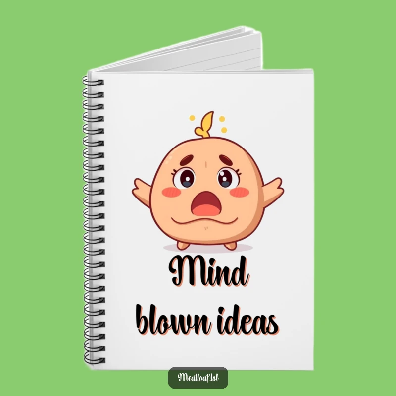 Funny Surprised Meatloaf Notebook: Capture Your Astonishing Ideas