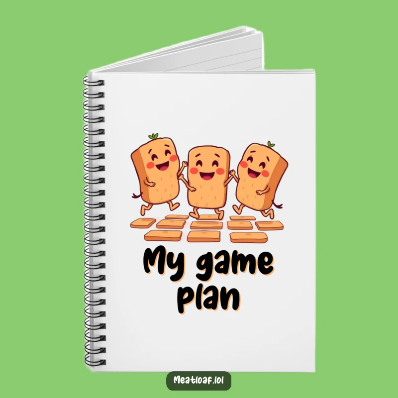 Funny Hopscotch Meatloaf Notebook: Jot Down Your Playful Ideas with this Hilarious Journal