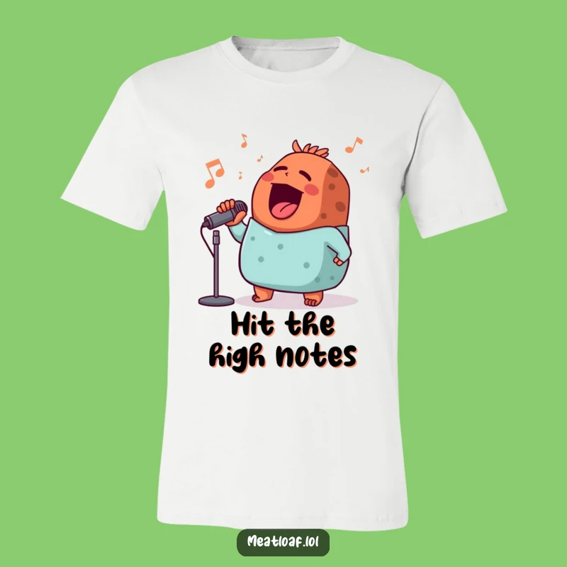 Funny Meatloaf Rock Star T-Shirt - Hilarious Music Lover Gift Tee