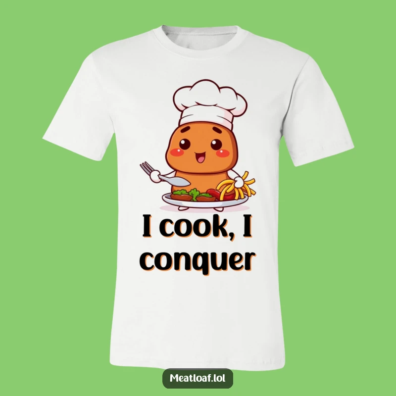 Funny Chef Meatloaf T-Shirt: Wear Your Culinary Pride with this Hilarious Tee