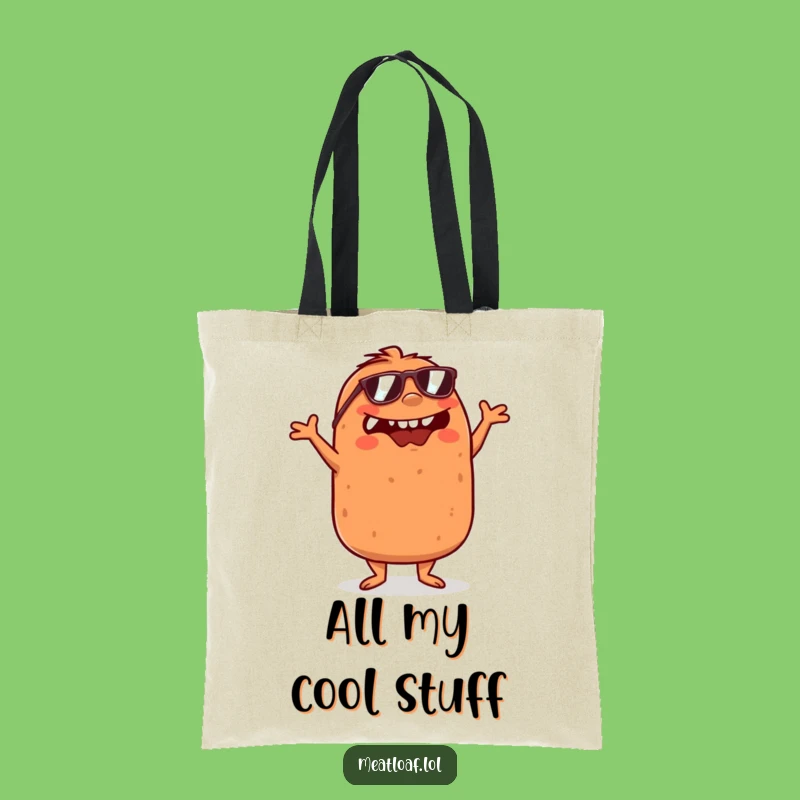Funny Meatloaf Tote Bag: Dance Party Carry-All, Perfect Shopping Gift