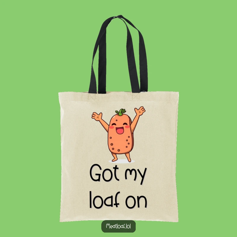 Funny Meatloaf Dance Tote Bag: Carry Your Laughs in Style