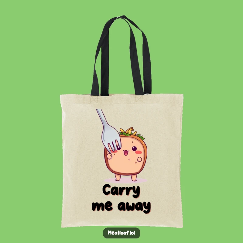 Funny Shy Meatloaf Tote Bag: Carry Your Essentials with Quiet Charm